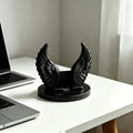 3D Printed Angel Wings Phone Holder, Stable Desktop Stand for All Smartphones, Unique Ornament