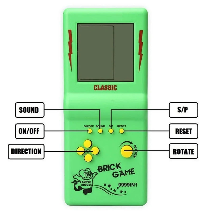 Mini Portable Game Console BRICK Handheld Players - Visuel 2 | SAMAG