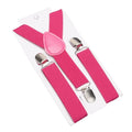Solid Color Kids Suspenders with Fashion Children Boys Braces Girls Elastic Adjustable Suspenders Baby Wedding Ties Accessories