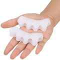 1 Pair Silicone Toe Separators Hammer Toe Bunion Gel Cushioning for Yoga Comfortable Protective Pads for Men And Women