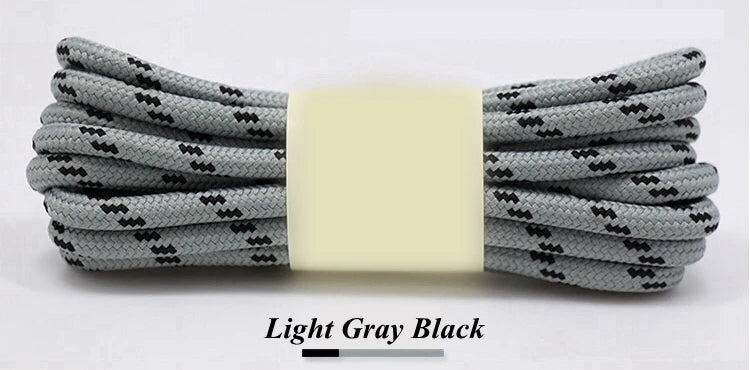 Durable Non Slip Round Shoestrings Outdoor Hiking Mountaineering Work Boot Walking Shoe Laces