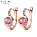 Xuping Jewelry Fashion Hot Sale Trendy Huggies Earring with Synthetic Cubic Zirconia for Girl Gifts 20160