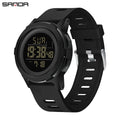 SANDA New Men Sport Wristwatch Luxury Luminous LED Analog Digital Display Stopwatch Waterproof Male - Visuel 13 | SAMAG