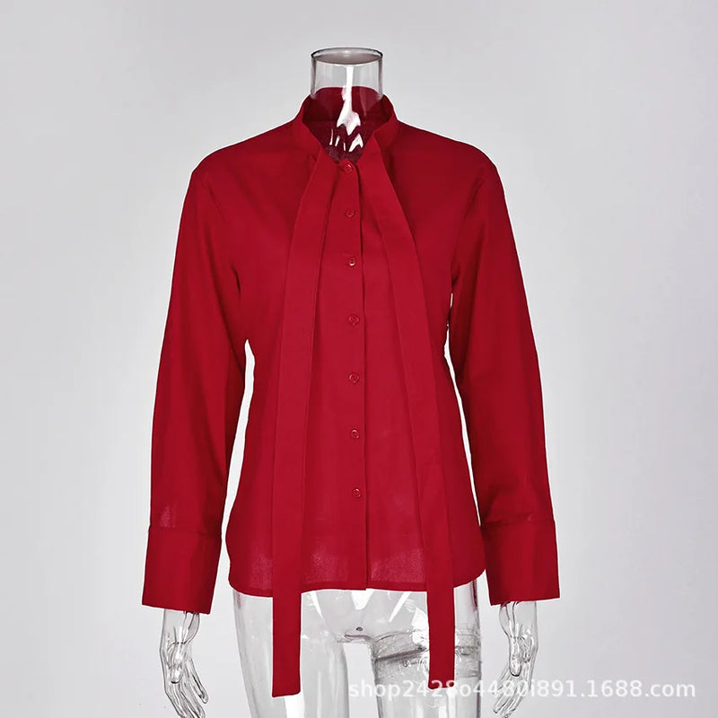 Women's 100% Cotton Floating Ribbon Back Lace Up Cardigan - View 10 | SAMAG