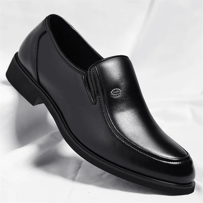 Men's leather shoes, business British style, casual, one | SAMAG