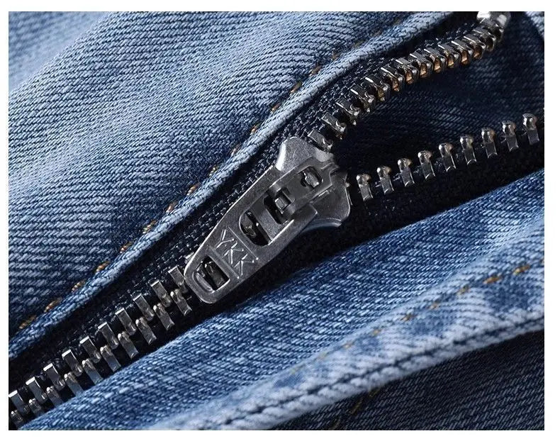 Jeans for Men's Classic Blue Slim Straight Light Brand | SAMAG