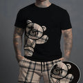 The summer new men's set features street fashion casual | SAMAG