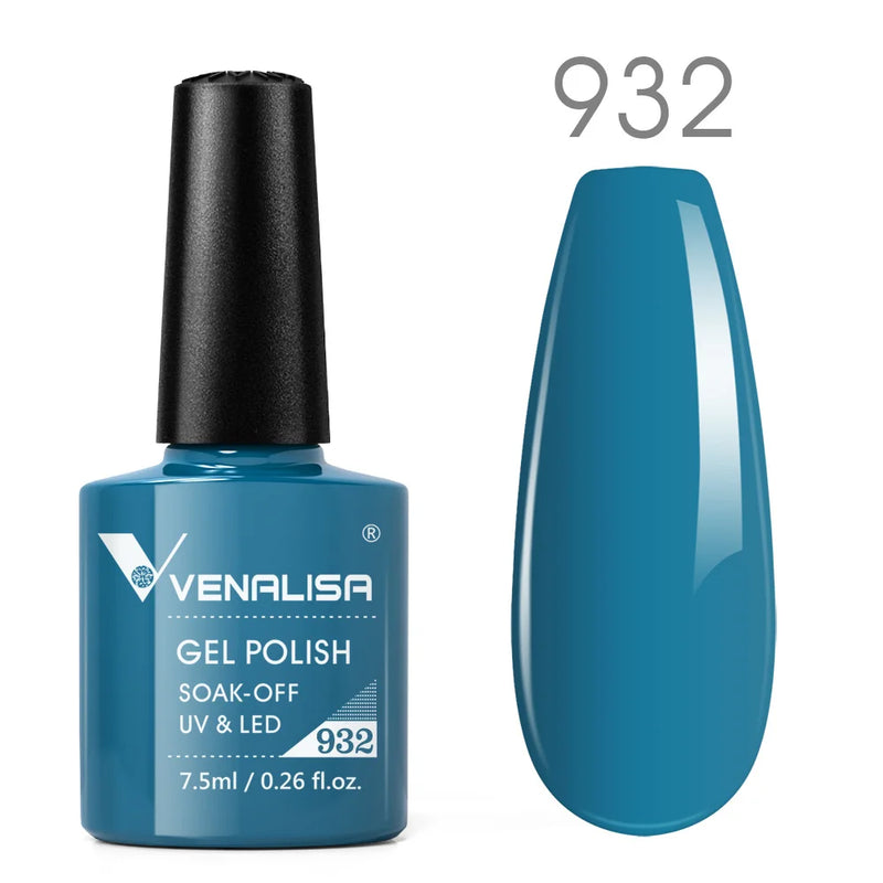 VENALISA Non Cleansing Topcoat Nail Art 7.5ml Soak off Base Coat Foundation No Wipe Top Coat Nail Gel Funny Bunny Gel Varnish