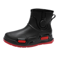 Men's Rain Shoes New Four Seasons Casual Fashion Comfortable Outdoor Anti slip Wear resistant Lightweight Waterproof Rain Shoes