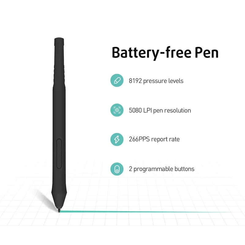 XENX X1-640 drawing board 6X4 inch graphics tablet hand-drawn board, desktop hand-drawn board mobile phone computer writing.