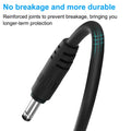 WiFi Power Bank Cable - USB to DC 5V/12V Boost Converter Cord for Router/Modem/Speaker, Portable Charging Adapter