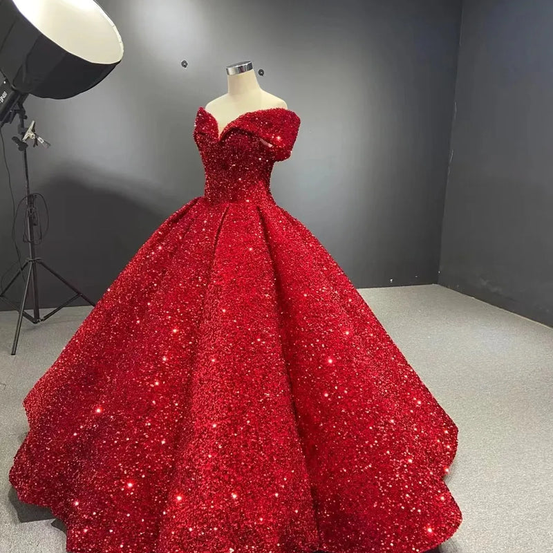 Red New Simple Bridesmaid Dresses For Wedding Off | SAMAG