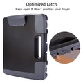 1pc portable clipboard with storage, plastic storage clipboard with handle, clipboard box with side opening