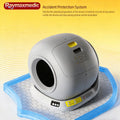 Raymax 78L Self-Cleaning Cat Litter Box App Control ONLY Supports 2.4G WiFi w/Litter Mat&Trash Bags, Fit for Tofu & Mixed Litter