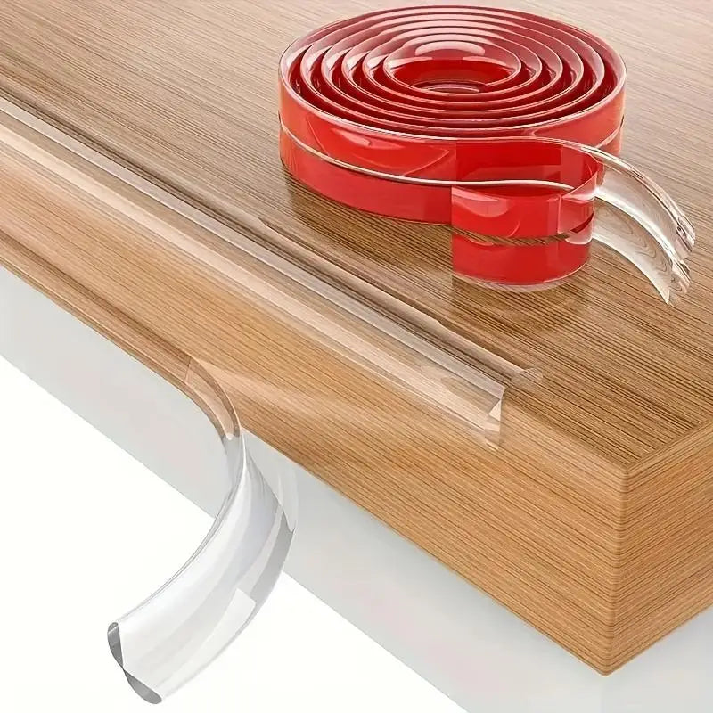 Clear Furniture Corner Guards Baby Proofing Thick Soft Rubber Edge Protector Strips Invisible Tape for Table Desk Cabinet