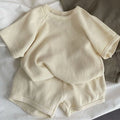 Summer 1 - 6Y Childrens Set Waffle - patterned T - shirt - View 7 | SAMAG