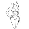 Unisex Black 0.8MM Thicker Latex Waist Trainer Corset Steel Bone Fetish Body Custom Made