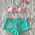 Tropical Holiday Flower Printed Swimsuit Suit Fashion | SAMAG