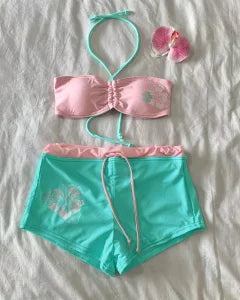Tropical Holiday Flower Printed Swimsuit Suit Fashion | SAMAG