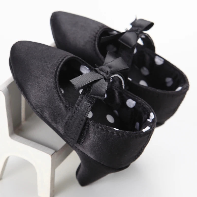 Baby Girls First Princess Heels Party Bow Soft Sole - View 5 | SAMAG
