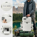 45L Large Capacity Tactical Hunting Backpack For Men With MOLLE Webbing System Dual Cup Holders Outdoor Survival Hiking Camping Rucksack For Wilderness Trip Travel Daily Work Commute Outdoor Camping Activities Gear Storage Ba
