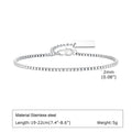1/2/3pcs Chain Bracelet for Men Women, Stainless Steel Twisted Rope Cuban Wristband, Hip Hop Minimalist - Visuel 11 | SAMAG