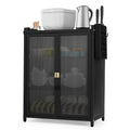 3 - Tier Kitchen Countertop Cabinet with Double Door Drainer with Chopstick Baskets Organizer - View 2 | SAMAG
