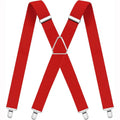 New Adjustable Adult Suspenders Elastic Strong Metal Clips Adult Belt 4 Clips Clip-on Suspenders Men Women