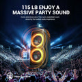 W-KING T11 Bluetooth Speakers,100W RMS, IPX6 Waterproof, BT 5.3 Portable Party Boombox Wireless Deep Bass/115dB Loud Massive Sound
