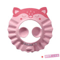 Cute Animal Shower Cap Safety Eye Protection Ear Protection Lightweight Cute Cartoon Baby Bath Protective Cap Shampoo Bath Care