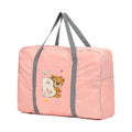 Travel Carry Bags Foldable Travel Bags Handbags Large Capacity Clothing Organizer Luggage Sorting Women Bear Pattern Duffle Bag