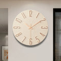 〔White〕 Living Room Wall Clock Simple Wall Mounted Household Stylish Decorative Clock 12 Inches 30cm