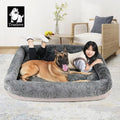 for Truelove Premium Warm Comfortable Dog Bed for Large Dogs High Quality Soft Removable Calming Plush Cat Pet Sofa Bed