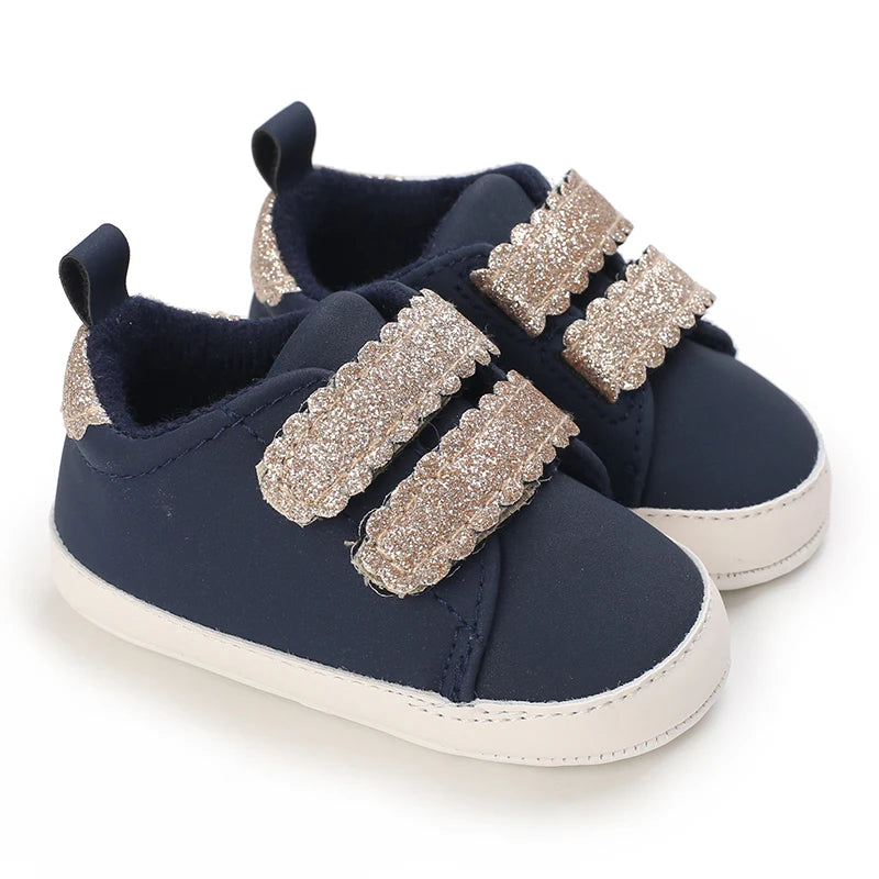 VALEN SINA New Baby Shoes White Christening Baptismal Moccasins Infant Boys Girls Slip-On Peas Shoes Walking Shoes