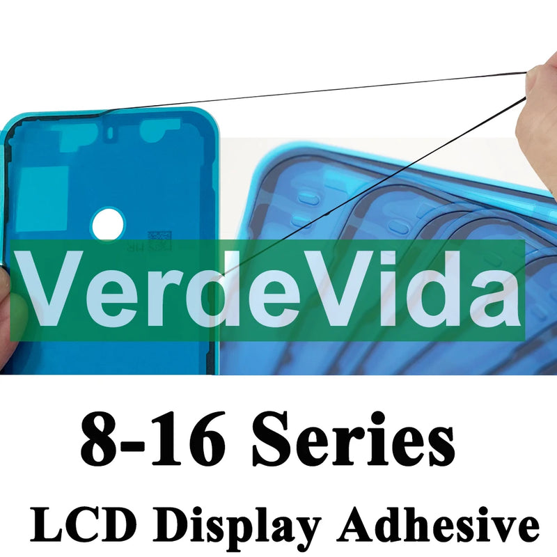 VerdeVida 3pcs OEM Screen Display Adhesive for iPhone 13 Pro Max 11 12 13 14 15 Plus XS X LCD Waterproof Glue Sticker Frame Seal