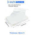 Multi-Size Thermal Laminating Bags: A4/A5/Letter Size Clear Glossy Sheets, Rounded Corners Heat Seal for Office School Home Holi