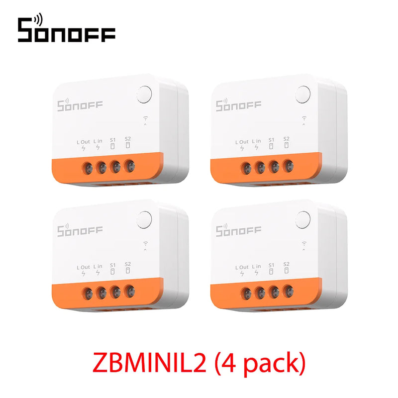 Itead SONOFF ZBMINI-L2 Zigbee DIY Smart Switch Module No Neutral Wire Required 2 Way Control For Smart Home Automation