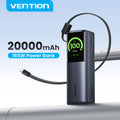 Vention 20000mAh 165w Power Bank PD Fast Charge Portable Powerbank for Laptop MacBook iPhone Xiaomi USB External Battery Charger