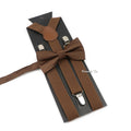 Fashion Men Kids Suspender Bowtie Sets For Wedding Party | SAMAG