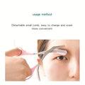 Stainless Steel Eyebrow Trimming Scissors With Comb, Safe Eyebrow Trimming Makeup Tool, Precise Creation Of Perfect Eyebrow Shap