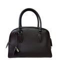 2025 new high-end first-layer cowhide bowling bag large-capacity commuter portable shoulder messenger Boston bag