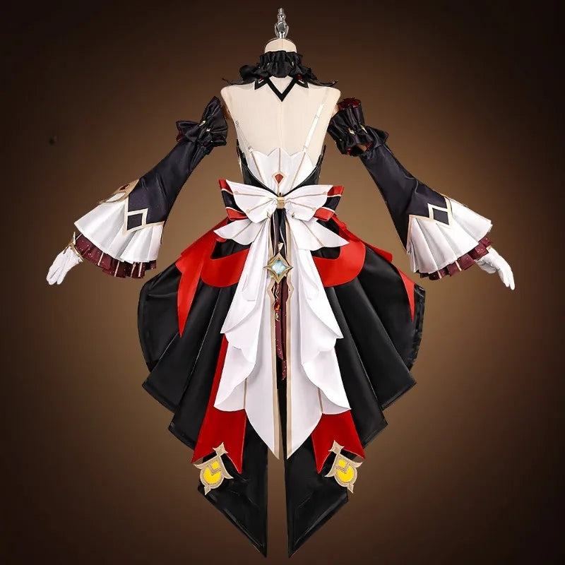 Game Genshin Impact Sandrone Cosplay Costume Uniform Accessories Outfit Wig for Women Halloween Anime Party Carnival Suit