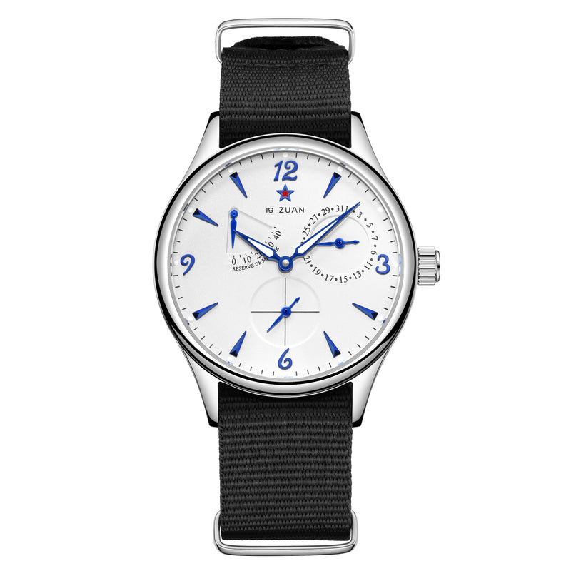 New 1963 40mm Mens Pilot Automatic Mechanical Watch Seagull ST17 Sapphire Crystal Waterproof Retro Style