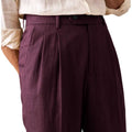 Men's Linen Blend Dress Pants Business Casual Trousers - View 14 | SAMAG