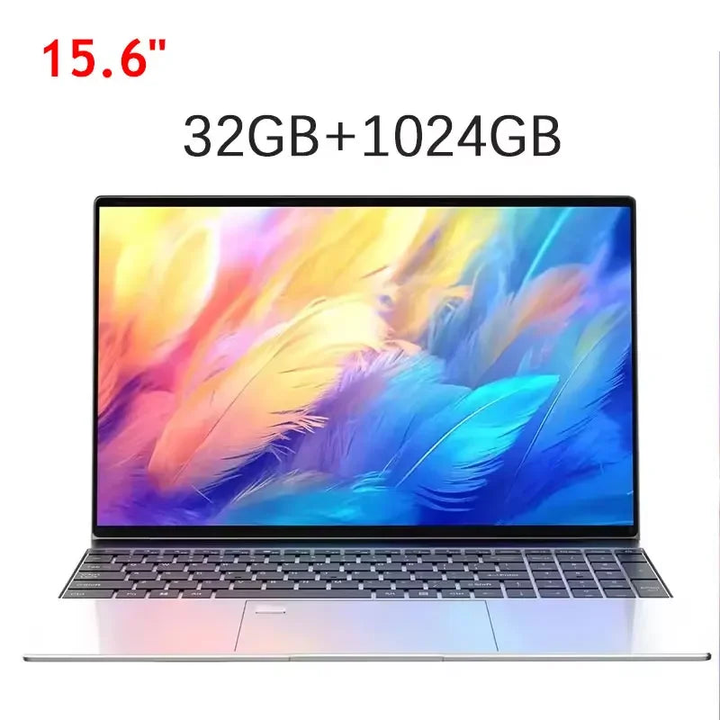 Intel Core I9 9900 Laptop Windows 11 16GB RAM 1TB SSD 4K HD Screen Portable Slim Laptops PC Gamer 15.6 inch Computer Office