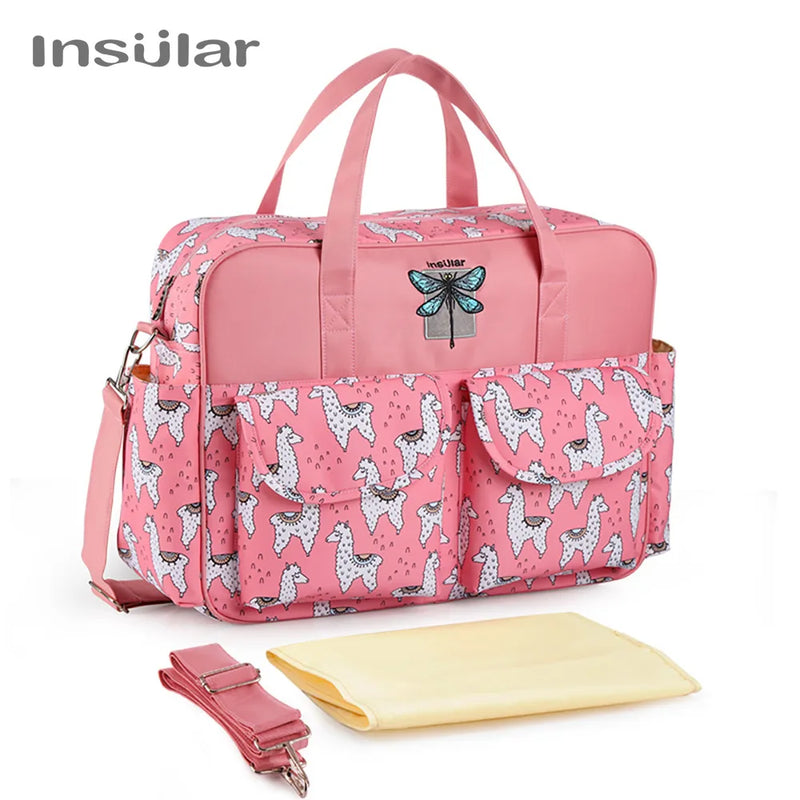 New Style Waterproof Diaper Bag Large Capacity Messenger Travel Bag Multifunctional Maternity Mother Baby Stroller Bags