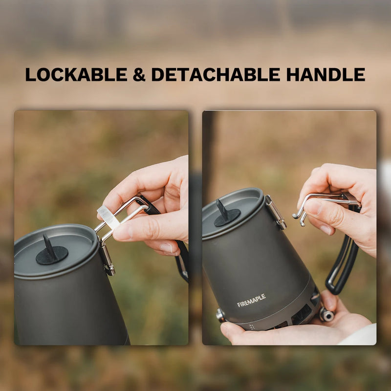 Fire-Maple Petrel Pour-Over Coffee Kettle Gooseneck Spout Coffee Pots Detachable Spout Handle Portable Foldable HX Kettle