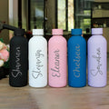 Custom Name Thermos Large Vacuum Flask 304 Stainless Steel Portable Thermos Bottle 0.5L Outdoor Sports Water Bottle Travel Mug