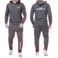 Spring Autumn Men I Am Hardstyle Logo Print Fashion Hooded Pullover Tracksuit+Leisure Drawstring Sweatpants - View 6 | SAMAG