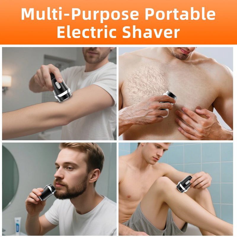 Mini Electric Sensor Shaver Portable Powerful Storm Razor For Unisex, Portable, IPX7 Washable, Electric Razor For Vehicle/Travel
